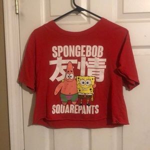 Spongebob crop top